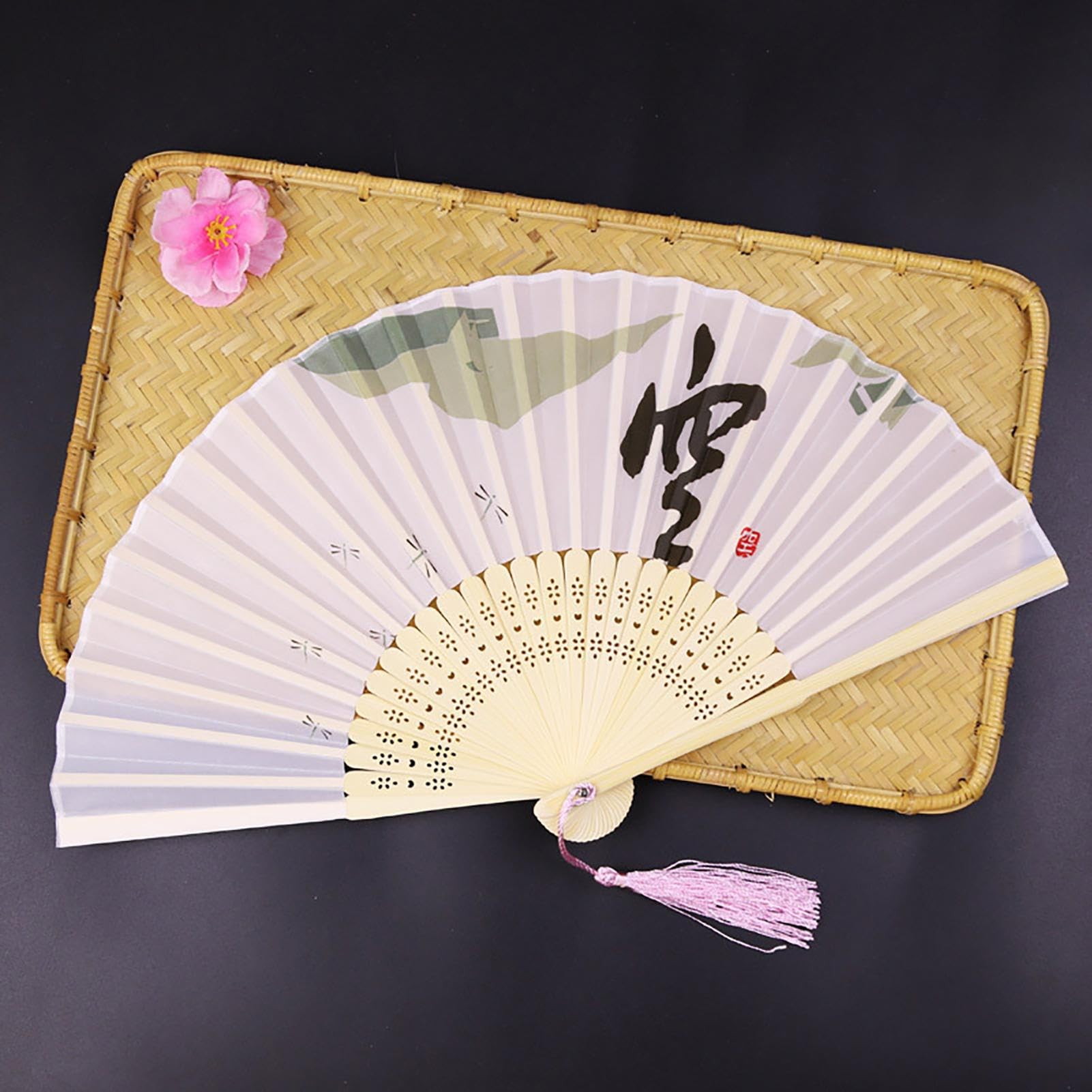 Amazon.co.jp: Ancient Japanese Hand Fan - Chinese Hand Fan, Bamboo